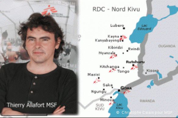 Thierry Allafort, coordinateur d'urgence MSF à Rutshuru