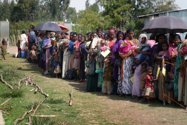 MSF a ouvert plusieurs centres nutritionnels dans la région Oromo