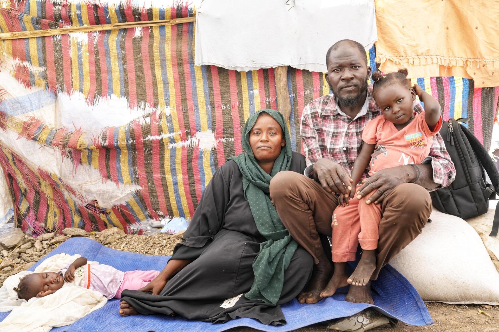 Abdul Muhaimen Mousa et sa famille