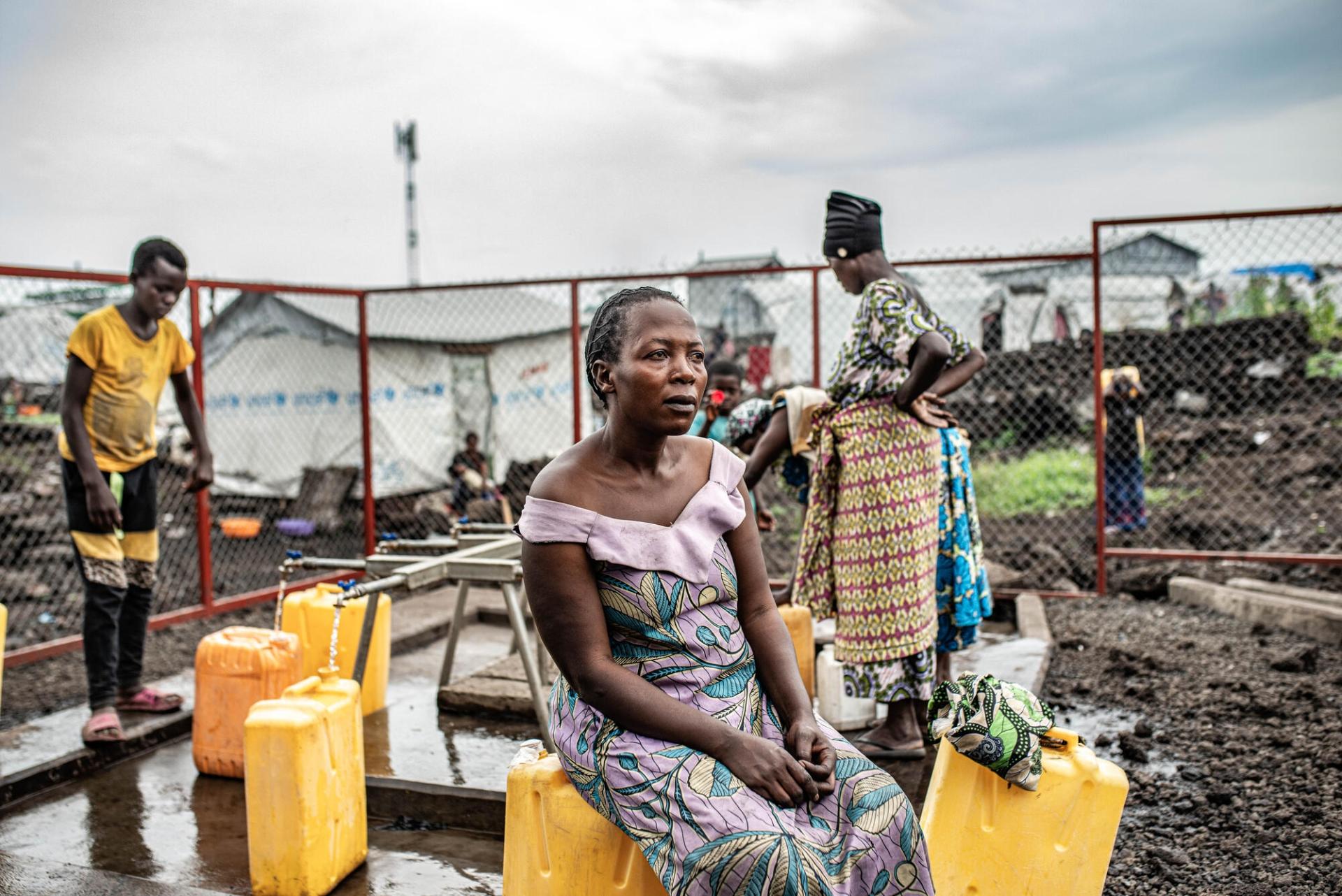 Riziki, 30 ans, originaire du village de Rubaya dans le territoire de Masisi.