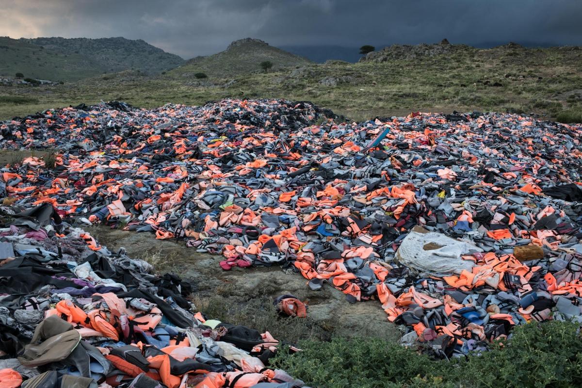 Ile de Lesbos, Grèce, 2018.
 © Robin Hammond/Witness Change