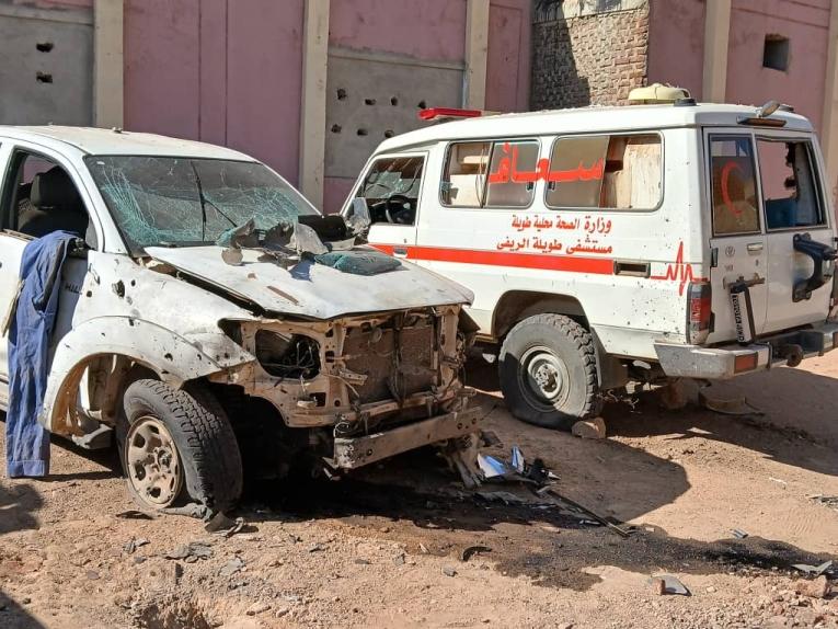 Hôpital saoudien, El Fasher, Darfour du Nord.&nbsp;©MSF
