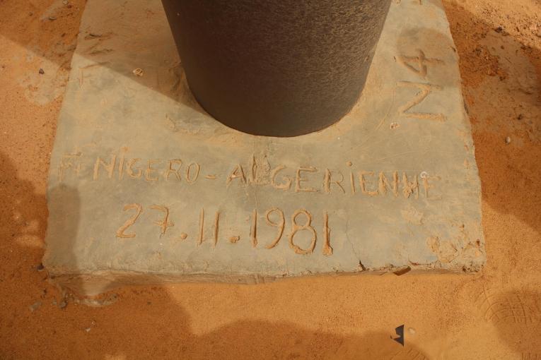 Le «&nbsp;Point Zéro&nbsp;», à la frontière entre l'Algérie et le Niger.
 © Pape Cire Kane/MSF