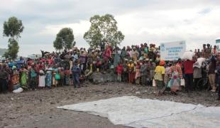 Distribution alimentaire dans le camp de mugunga III