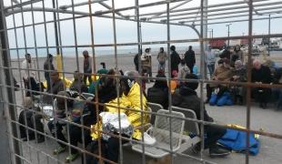 Arrivée de migrants à Kos Grèce. Avril 2015