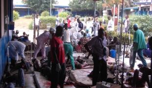 Prise en charge des blessés à l'hôpital d'Abobo  Abidjan