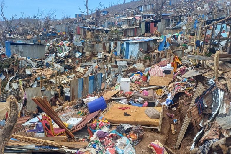 Chido cyclone in Mayotte