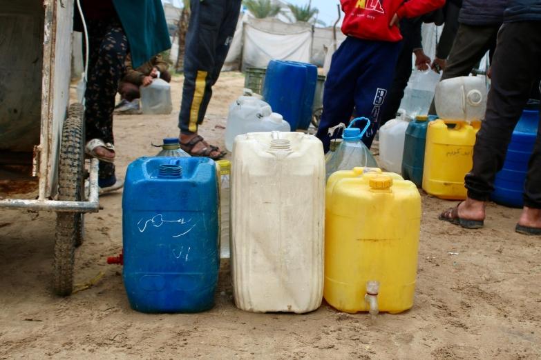 Waiting for water supply